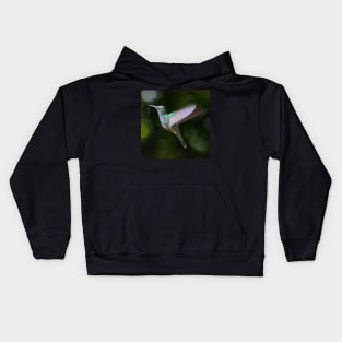 Green Violetear Hummingbird Kids Hoodie